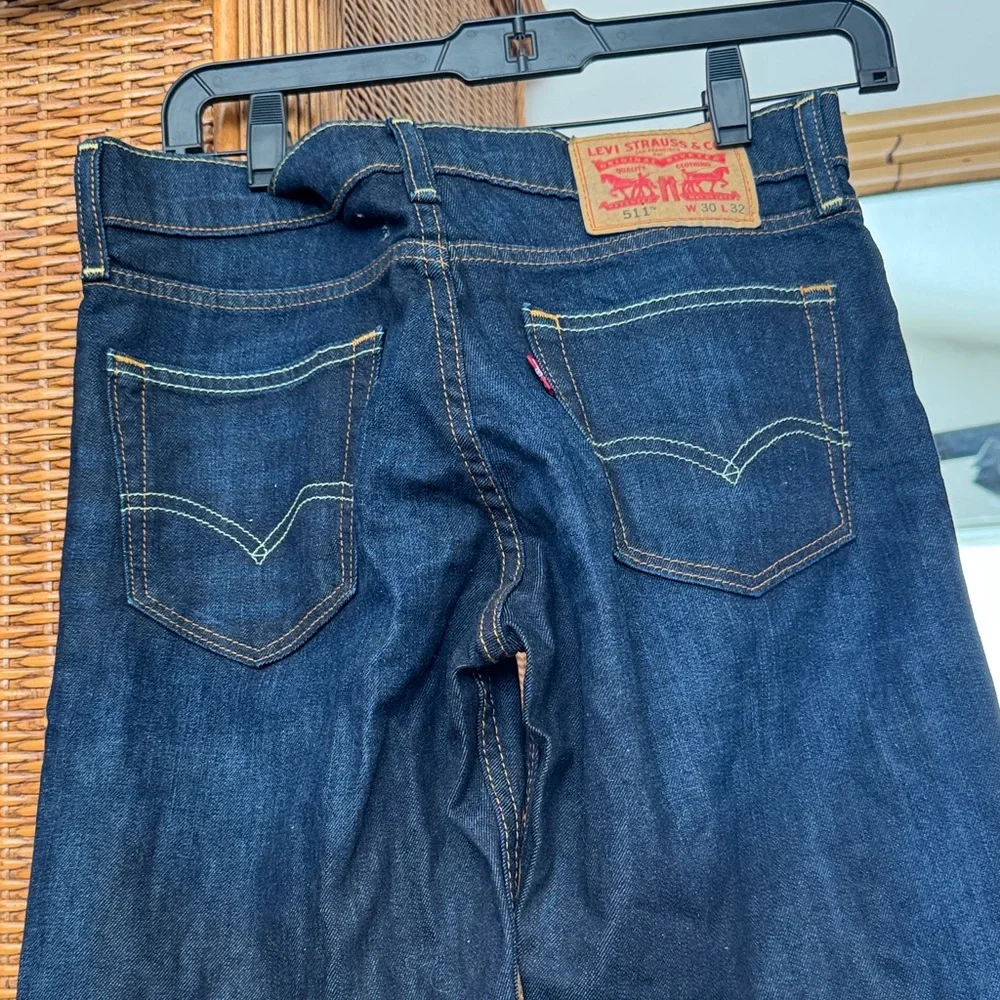 Men's Levi 511 indigo slim fit Jeans - Picture 2 of 2